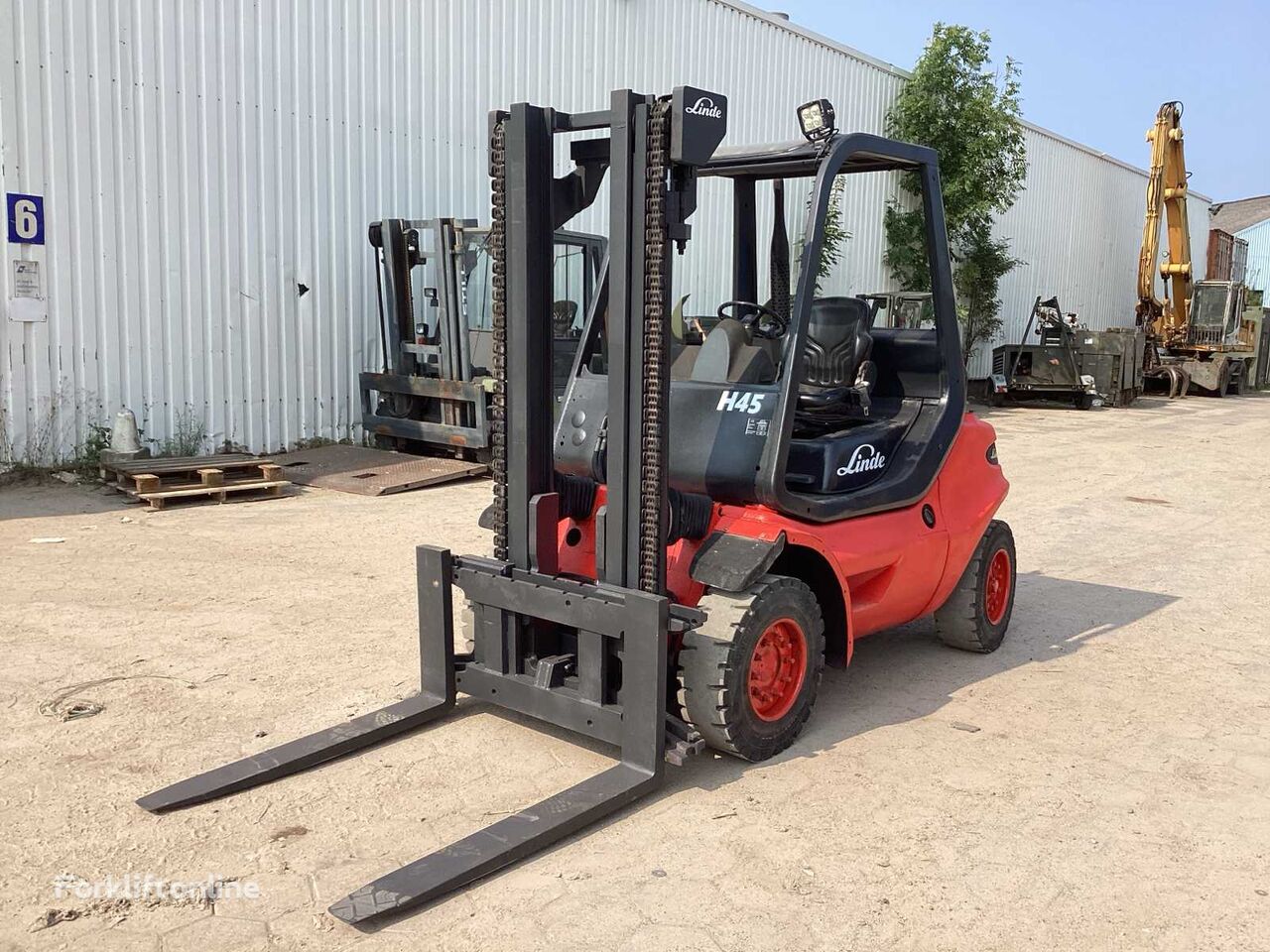 Linde H45D diesel forklift