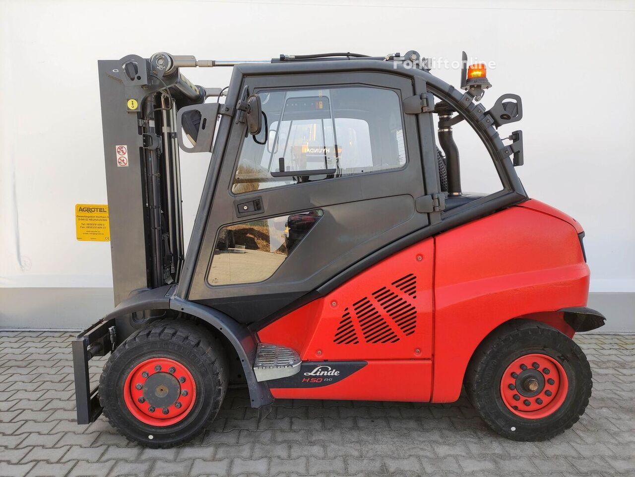 Linde H50D-Container diesel forklift