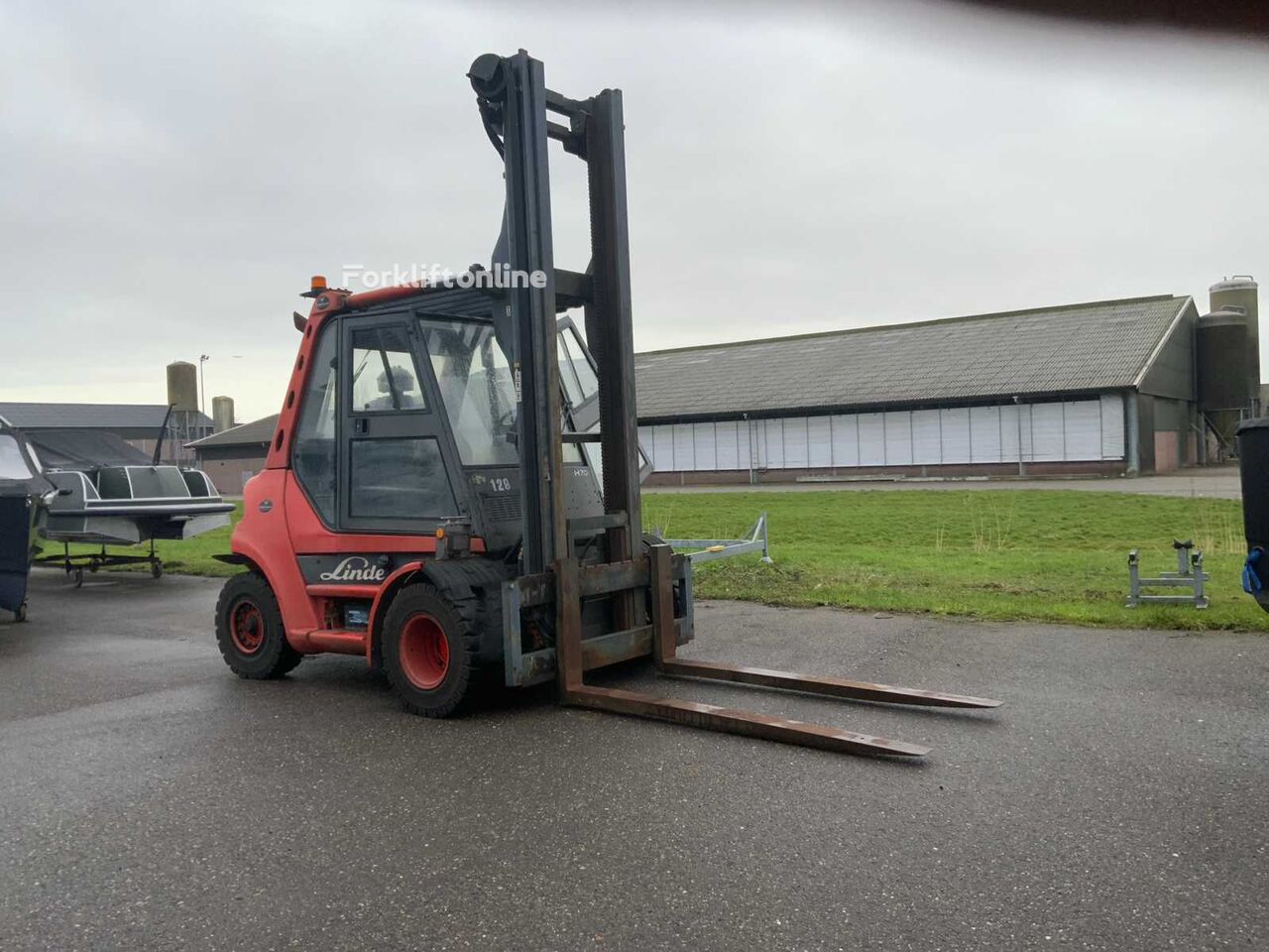 Linde H70D diesel forklift