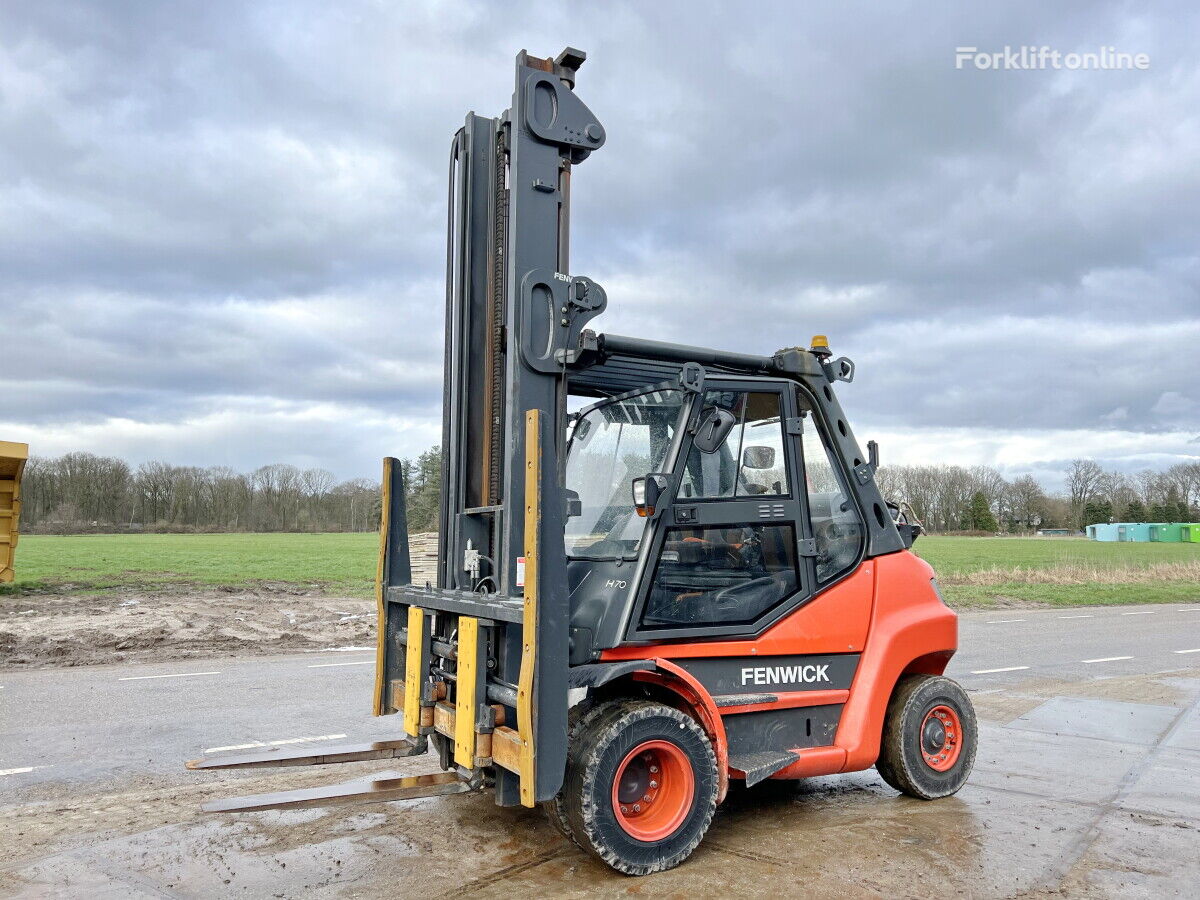 Linde H70T-02 diesel forklift