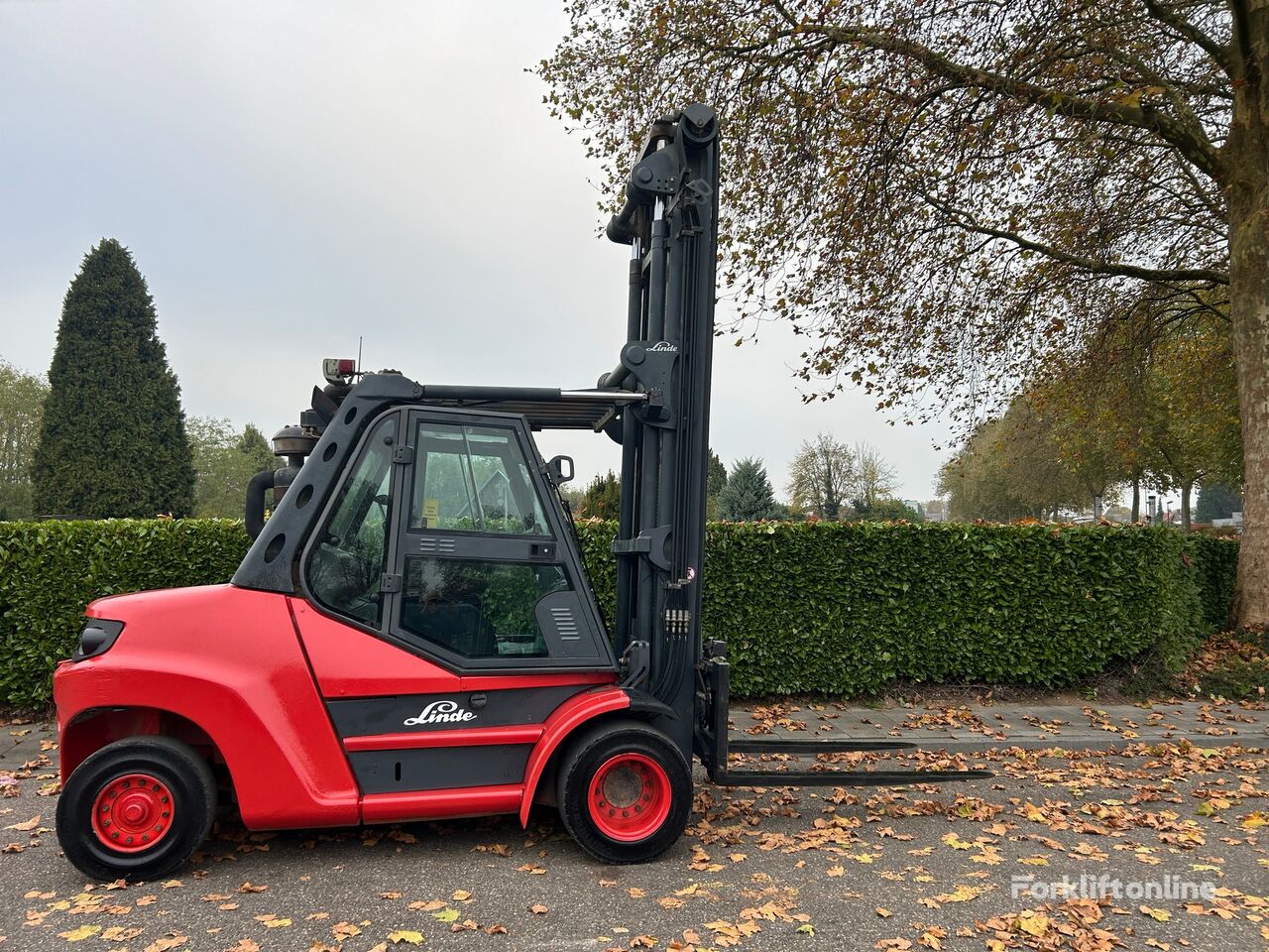 Linde H80 D- 900 diesel forklift