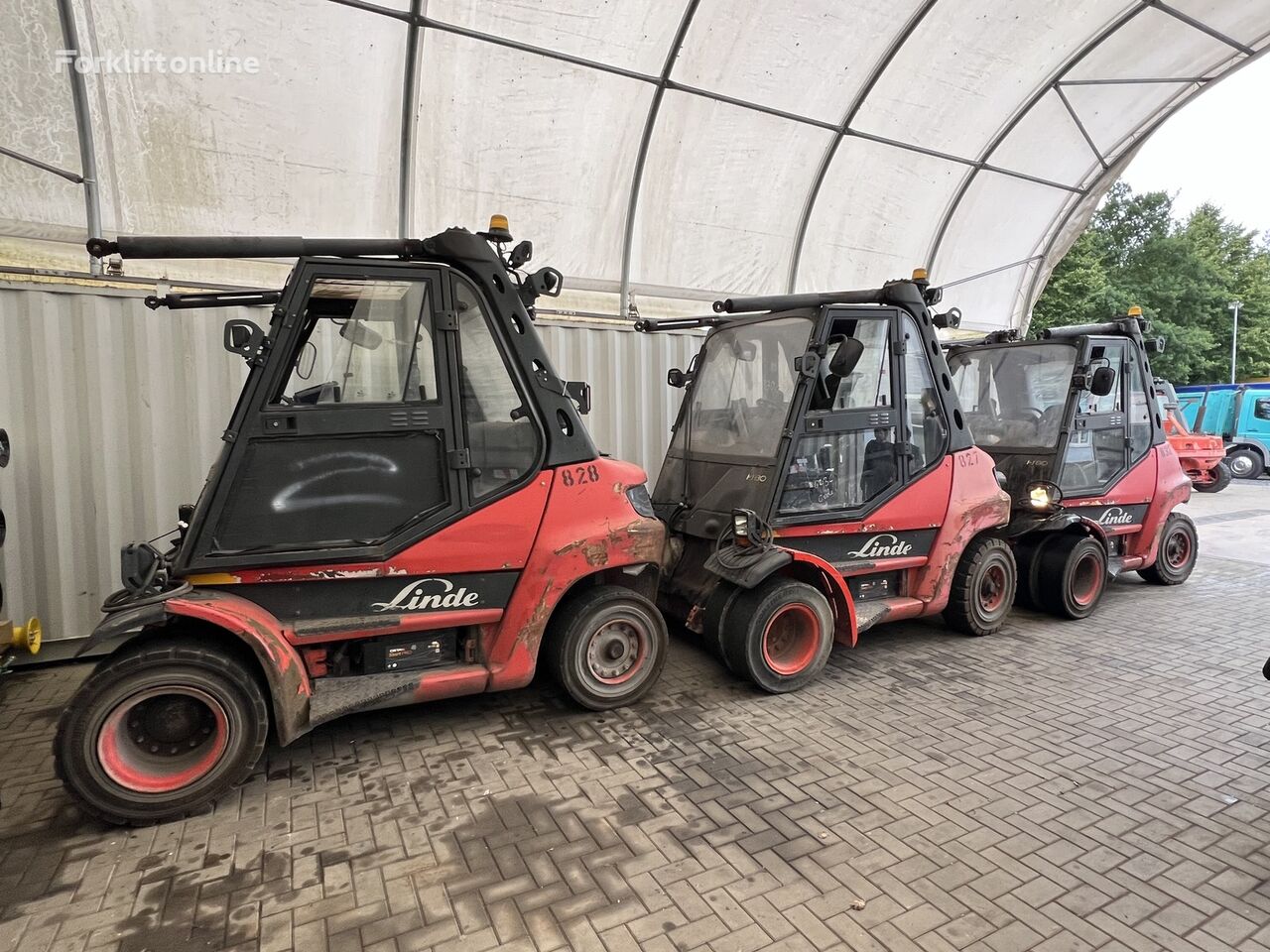 Linde H80D-02 Diesel Bj. 2013, 3 x vorh diesel forklift