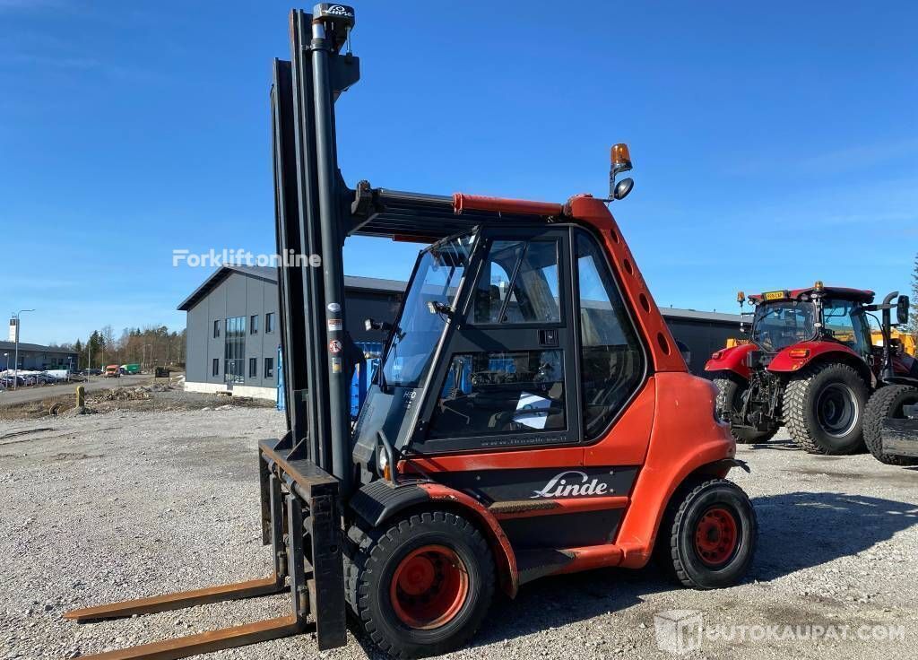 Linde H80D-03 diesel forklift