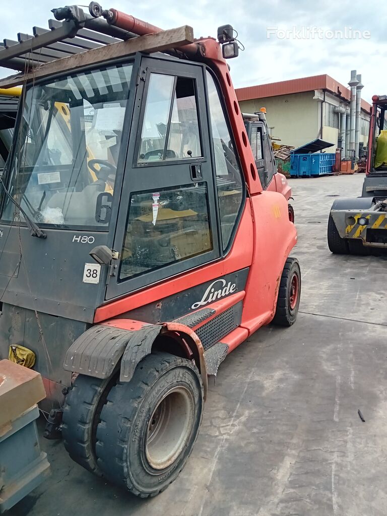 Linde H80D-03/900 diesel forklift