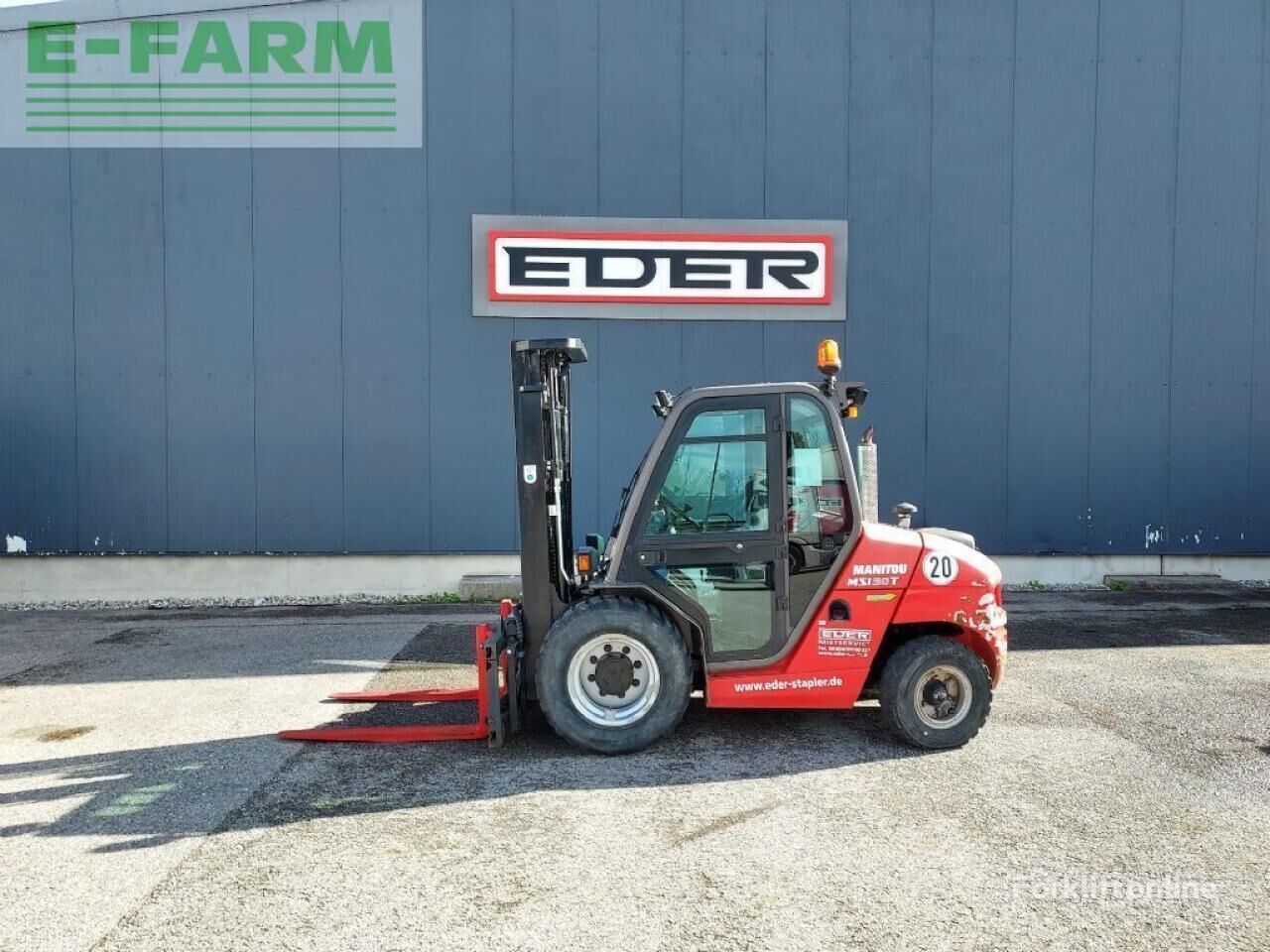 Manitou msi 30t dīzeļa autoiekrāvējs