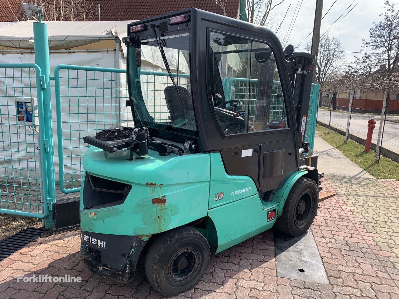 Mitsubishi 	FD35N        V-3774 diesel forklift