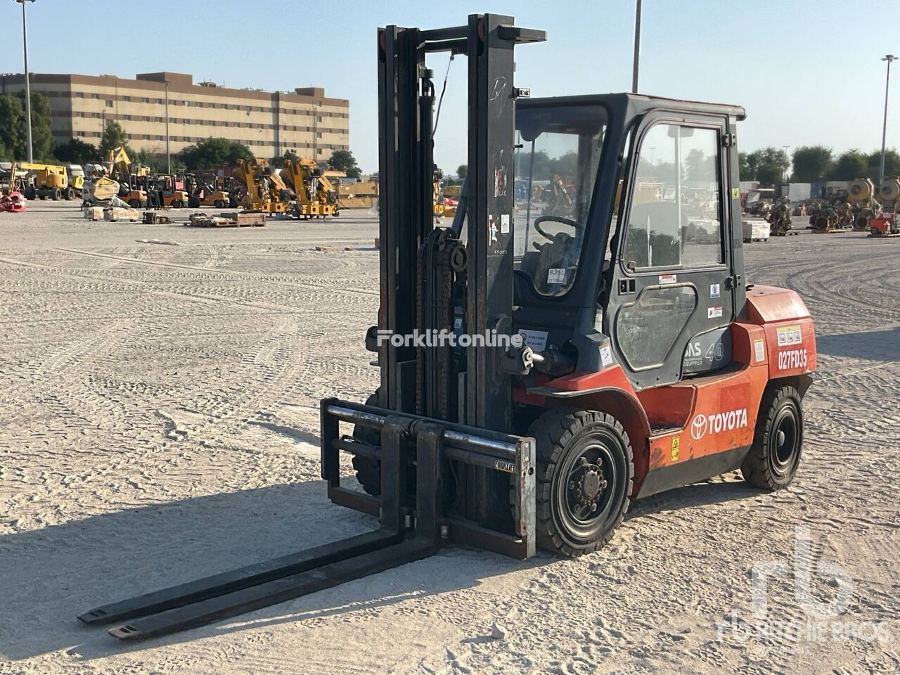 Toyota 02-7FD35 3.5 ton diesel forklift