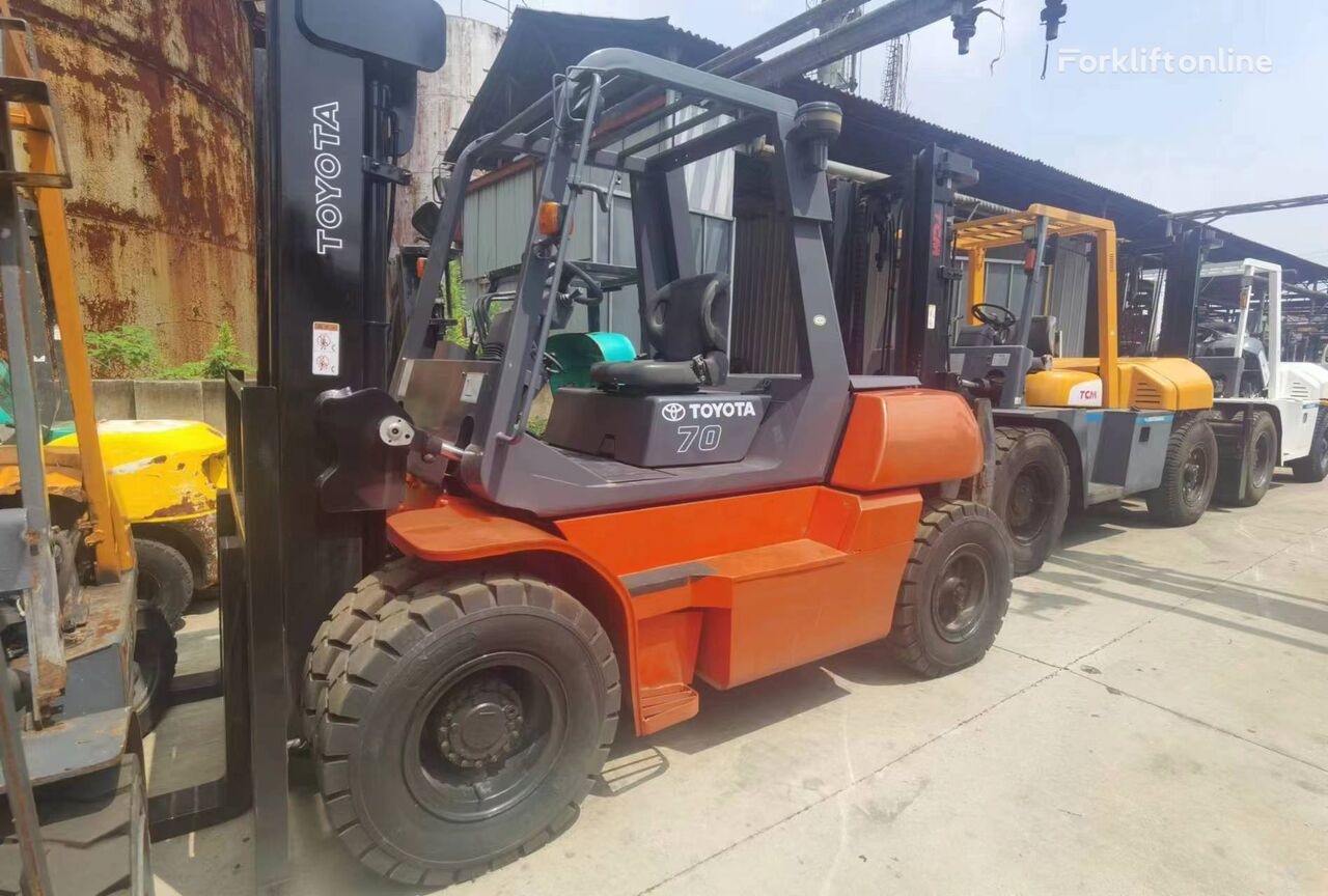 Toyota 7 Ton FD70 Original Diesel Forklift dieseldrevet gaffeltruck - Forkliftonline