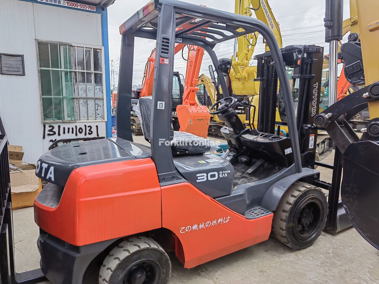 Toyota 7FD30 diesel forklift