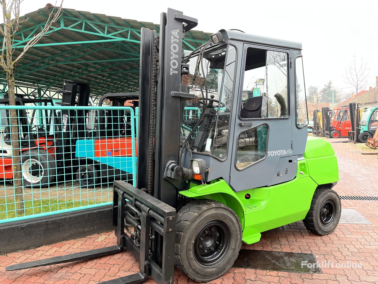 forklift diesel Toyota 	7FD40 /02/ /ELECTRIC PROBLEM/  V-3749 OK