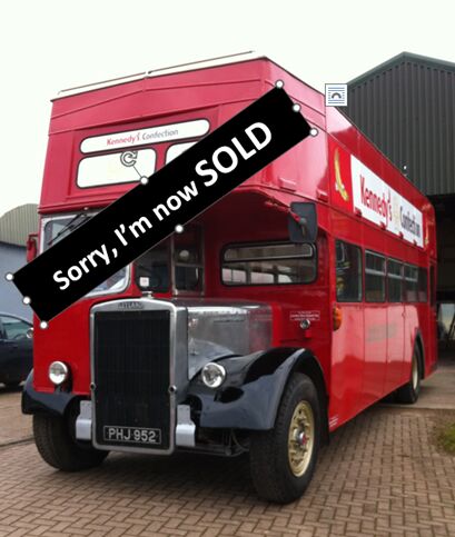 autobuz cu etaj Leyland PD3 *SOLD* British Double Decker Bus Open Top Deck  Pub Bar Hosp