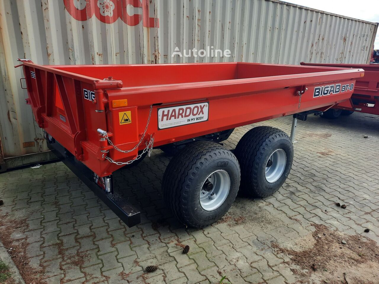 Bigab BT-8 Hardox dump trailer