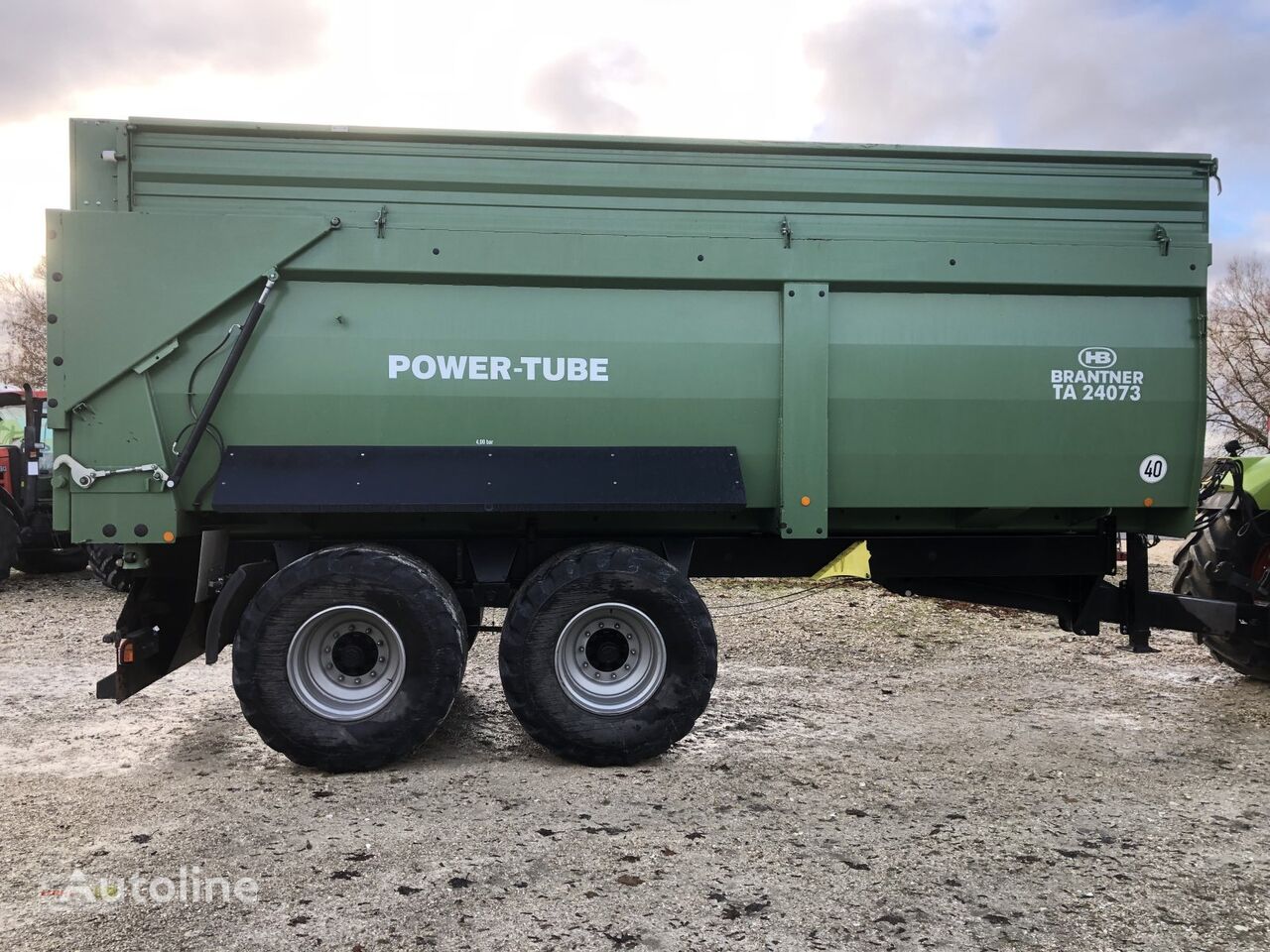 Brantner TA 24073PT dump trailer