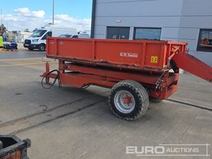 D.W. Tomlin Single Axle Draw Bar Dropside Tipping Trailer dump trailer