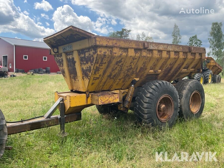 прицеп самосвал Dumpervagn Karlshult byggd på Volvo BM DR860A