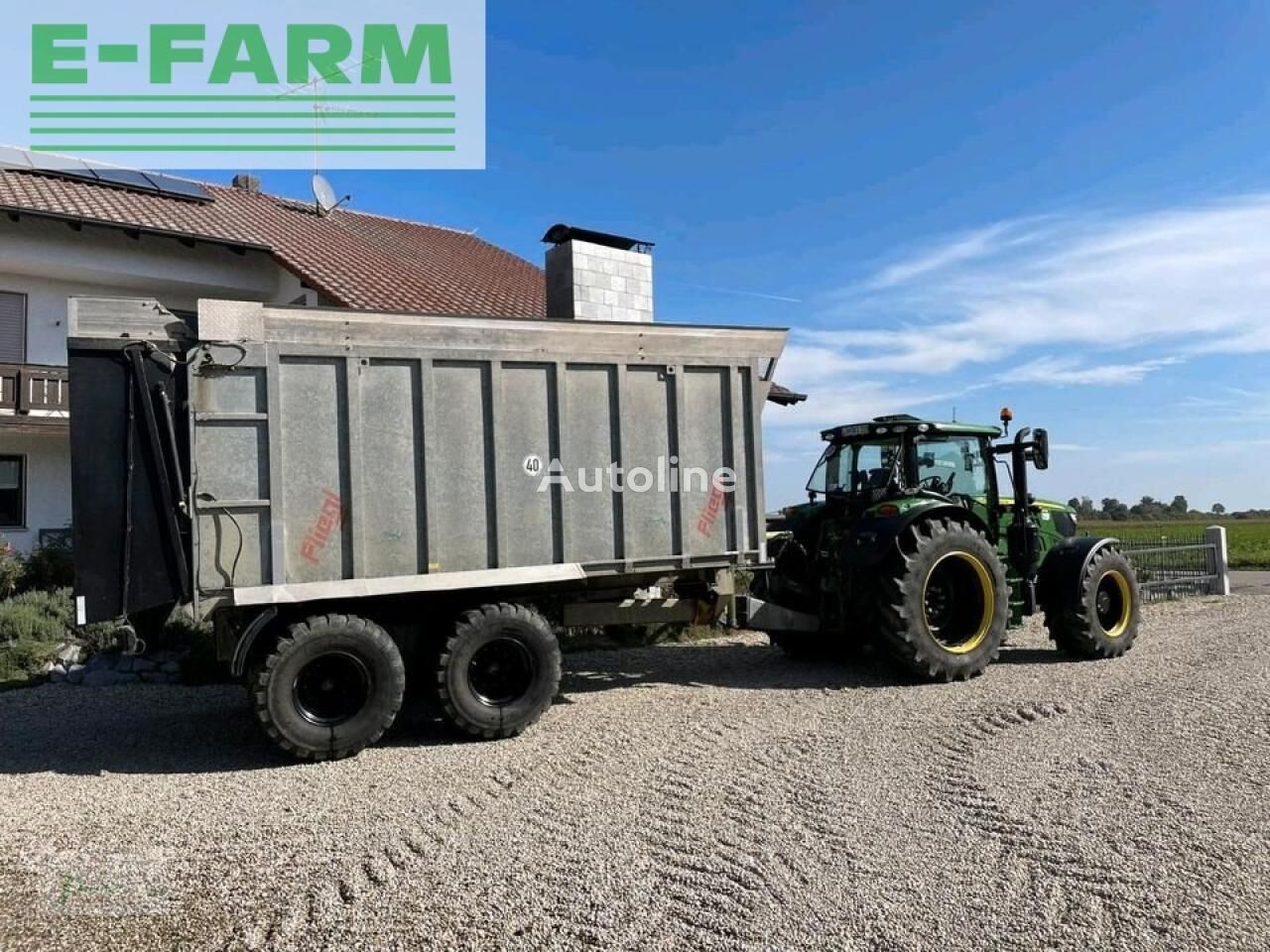 Fliegl ASW 258 tippvagn trailer