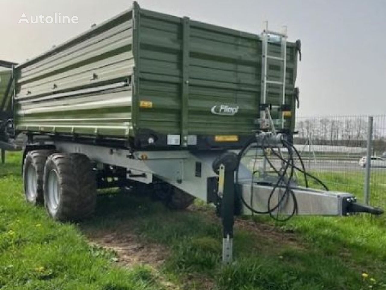 new Fliegl TANDEMDREISEITENKIPPER TDK140 dump trailer