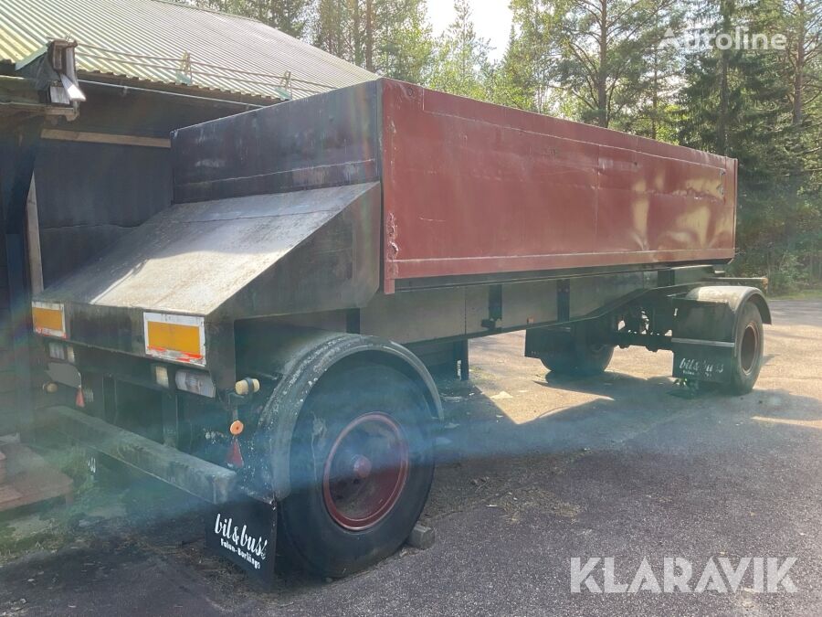 Jyki Kassetsläp Jyki med tillhörande tippflak dump trailer