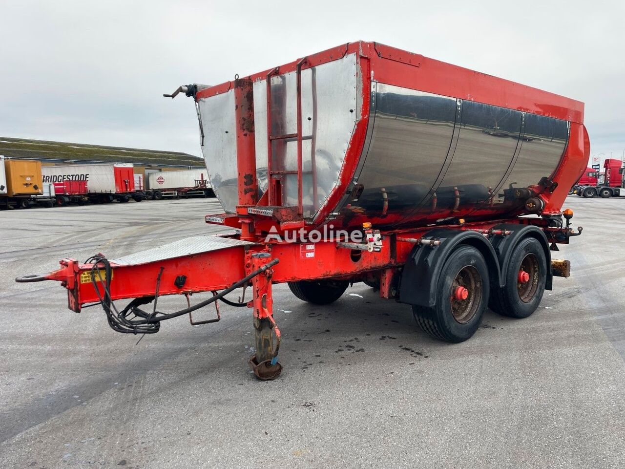 Kel-Berg 18 t. Asphalt Tipper remolque volquete