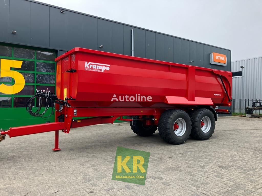 new Krampe BB750 dump trailer