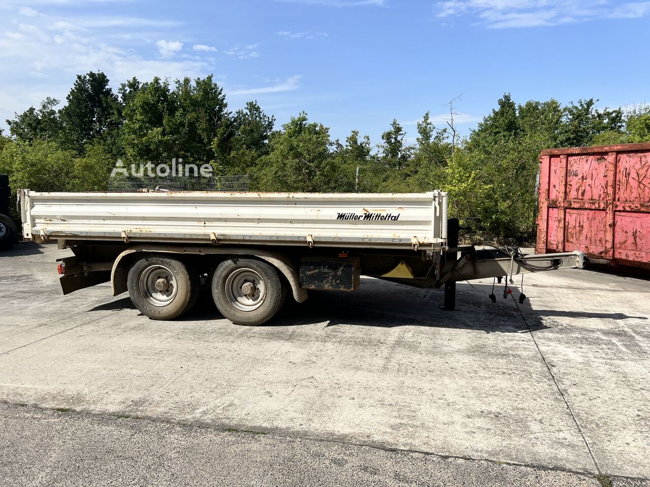 Müller-Mitteltal TA-2 dump trailer for sale | Autoline TZ Müller-Mitteltal TA-2 dump trailer - Autoline