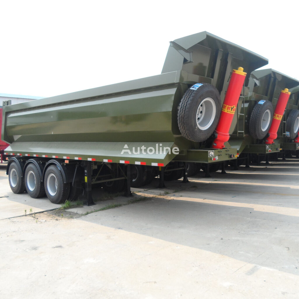 new NEWSTAR new arrival export high dump tipper semitrailer stones s dump trailer