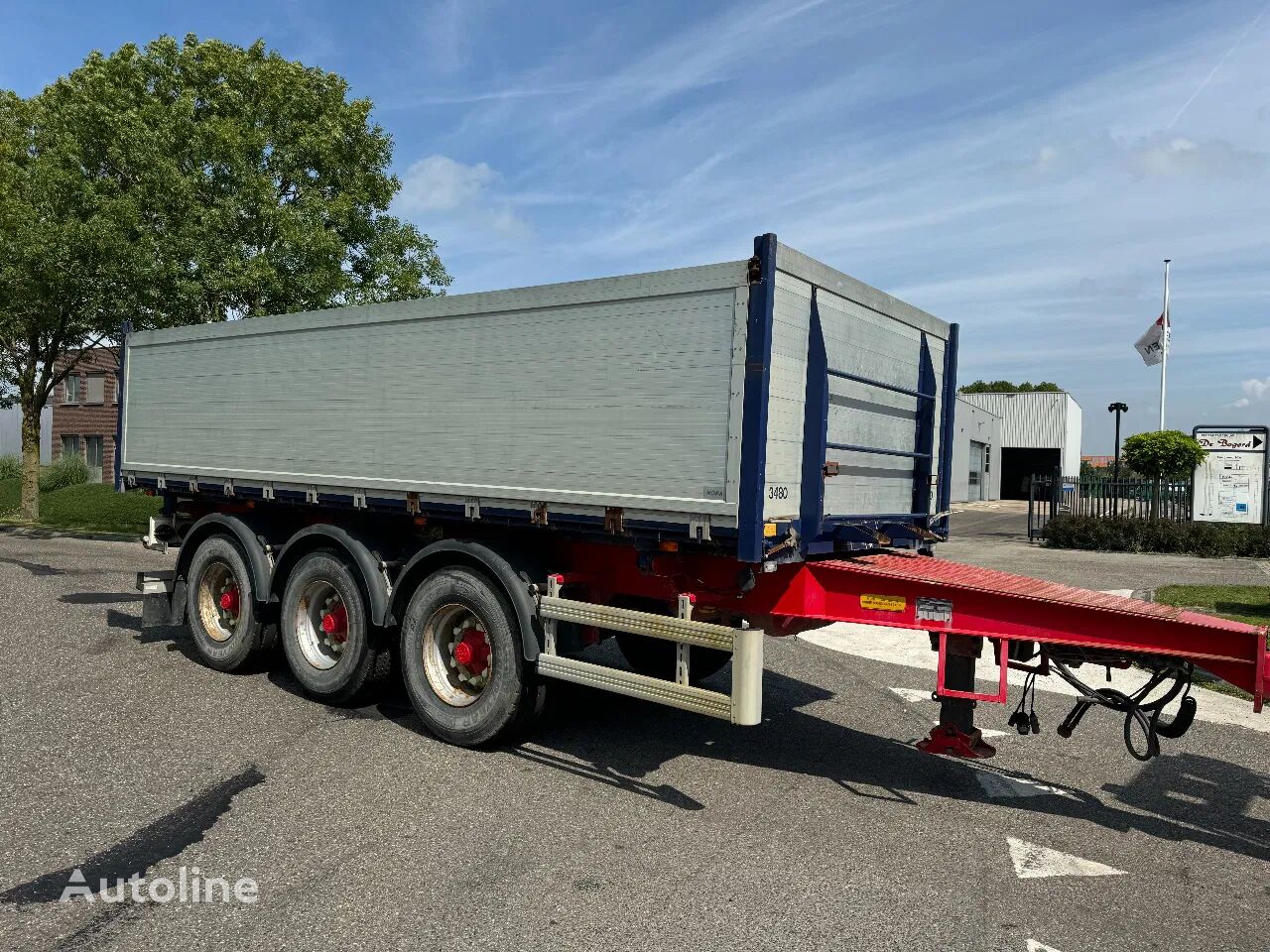 Nopa KTS 240 + 3-WAYS KIPPER dump trailer