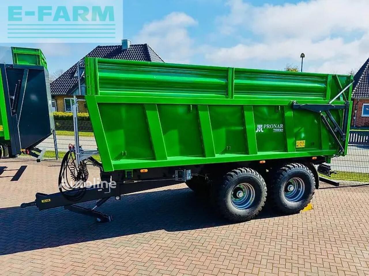 Remorque benne Pronar Pronar t 669/1 hr heck- u. rechtskippung + lenkachse sonderpreis - Autoline