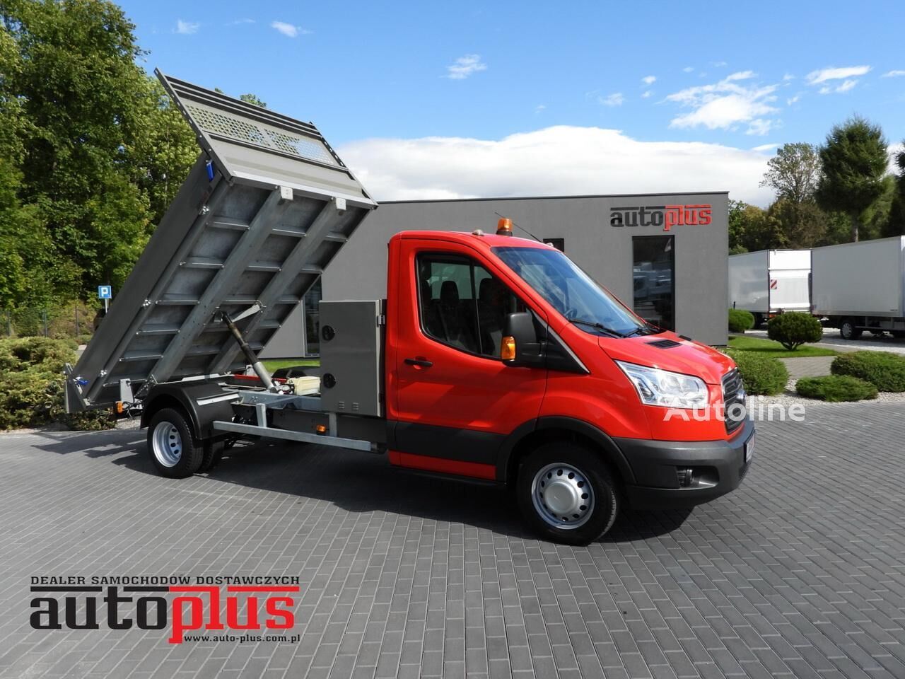 Ford TRANSIT WYWROTKA TEMPOMAT LEDY BLIŹNIACZE KOŁA KLIMATYZACJA  170 Kipper LKW < 3.5t - Autoline