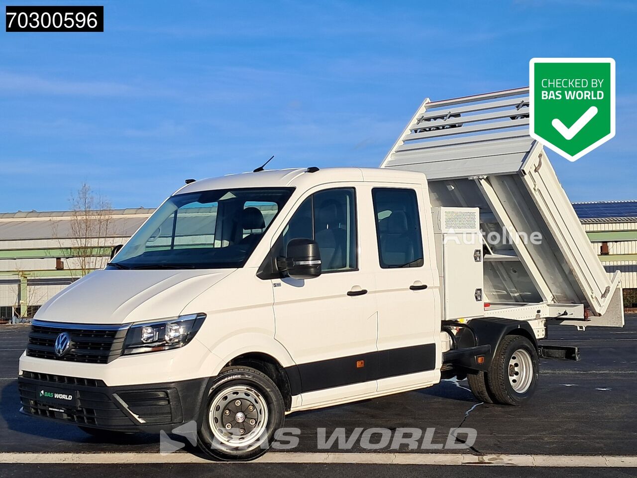 شاحنة قلابة < 3.5طن Volkswagen Crafter 177pk Doppel Kabine Kipper Doppelbereifung 3,5t AHK Navi - Autoline