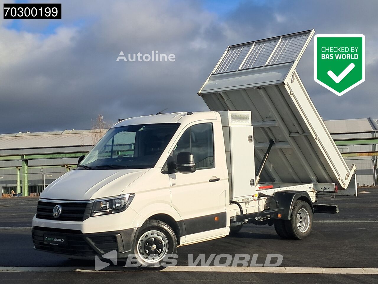 Volkswagen Crafter 177pk Kipper Doppelbereifung 3,5t AHK Navi Klima Tempoma volquete < 3.5t - Autoline