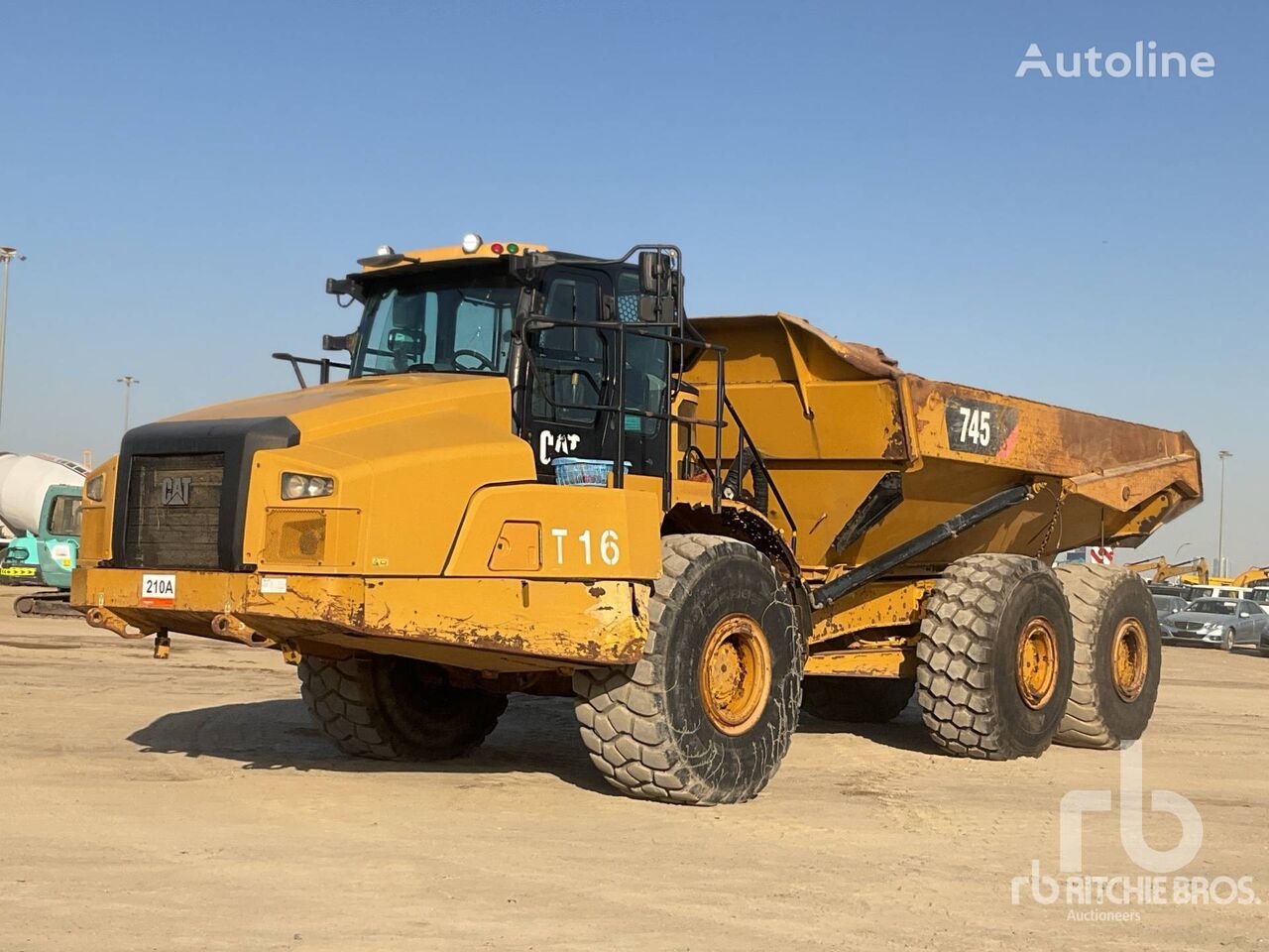 Caterpillar 745 dump truck