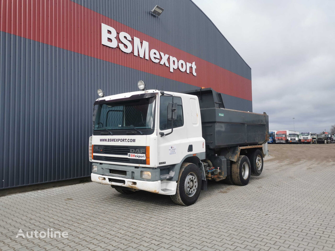 camion-benne DAF 75.300 ATI dump truck