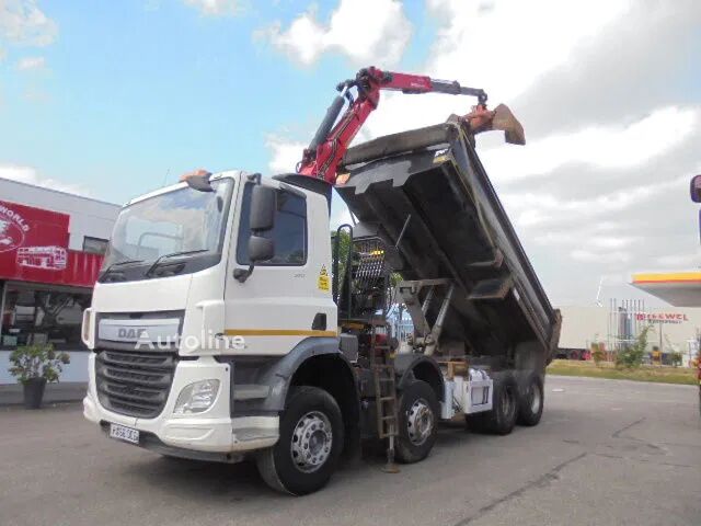 DAF CF 370 8X4 + PALFINGER EPSILON dump truck - Autoline