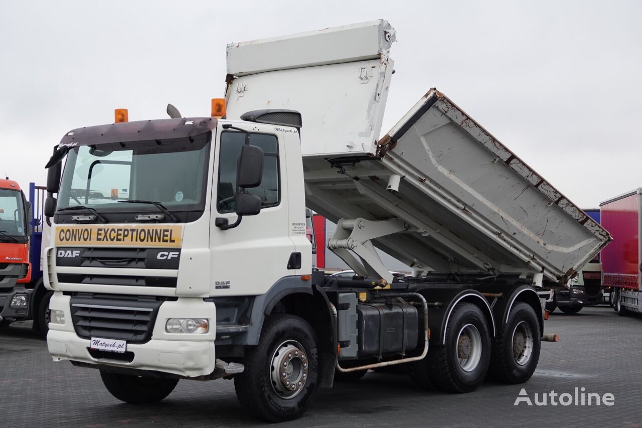 DAF  CF 380 / 6x4 / WYWROTKA / HYDROBURTA / BORDMATIC / MANUAL  dump truck