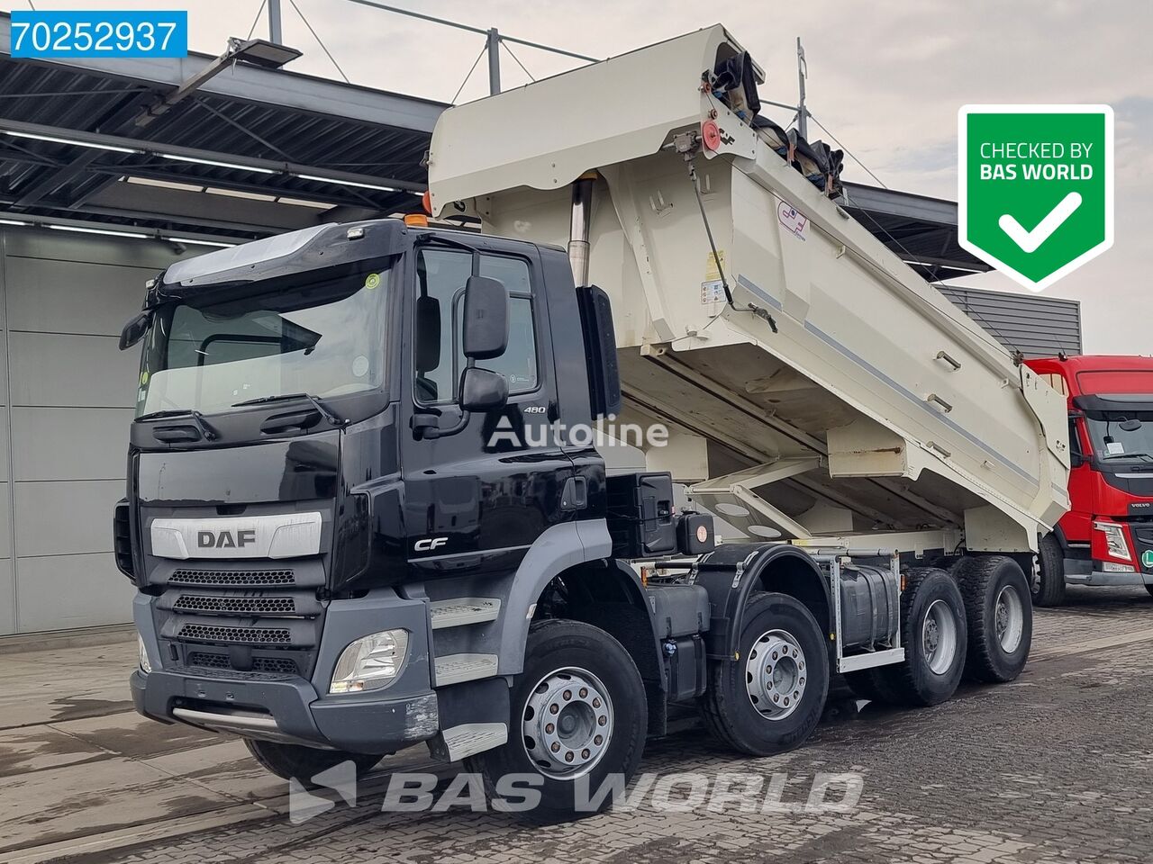 DAF CF 480 8X4 Navi 16m3 Big-Axle ダンプトラック