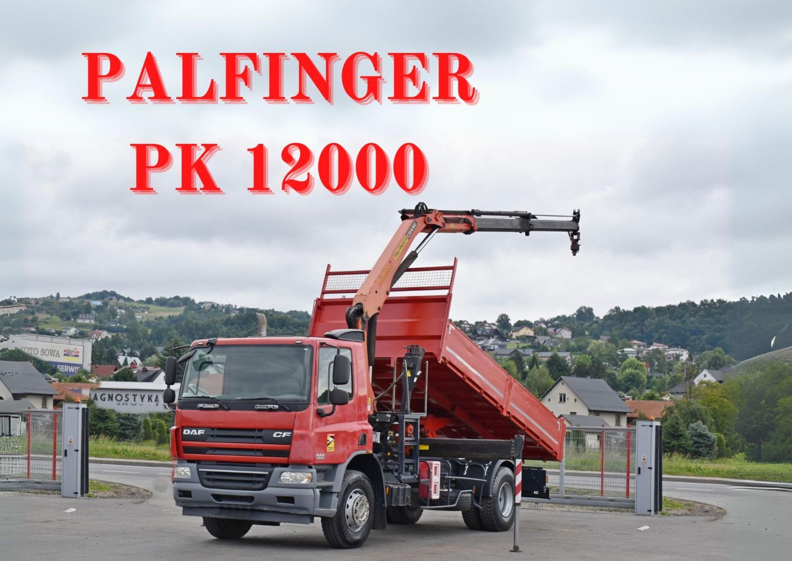 камион кипер DAF CF 75.310 *Kipper 5,20 m + PK 12000 *TOPZUSTAND