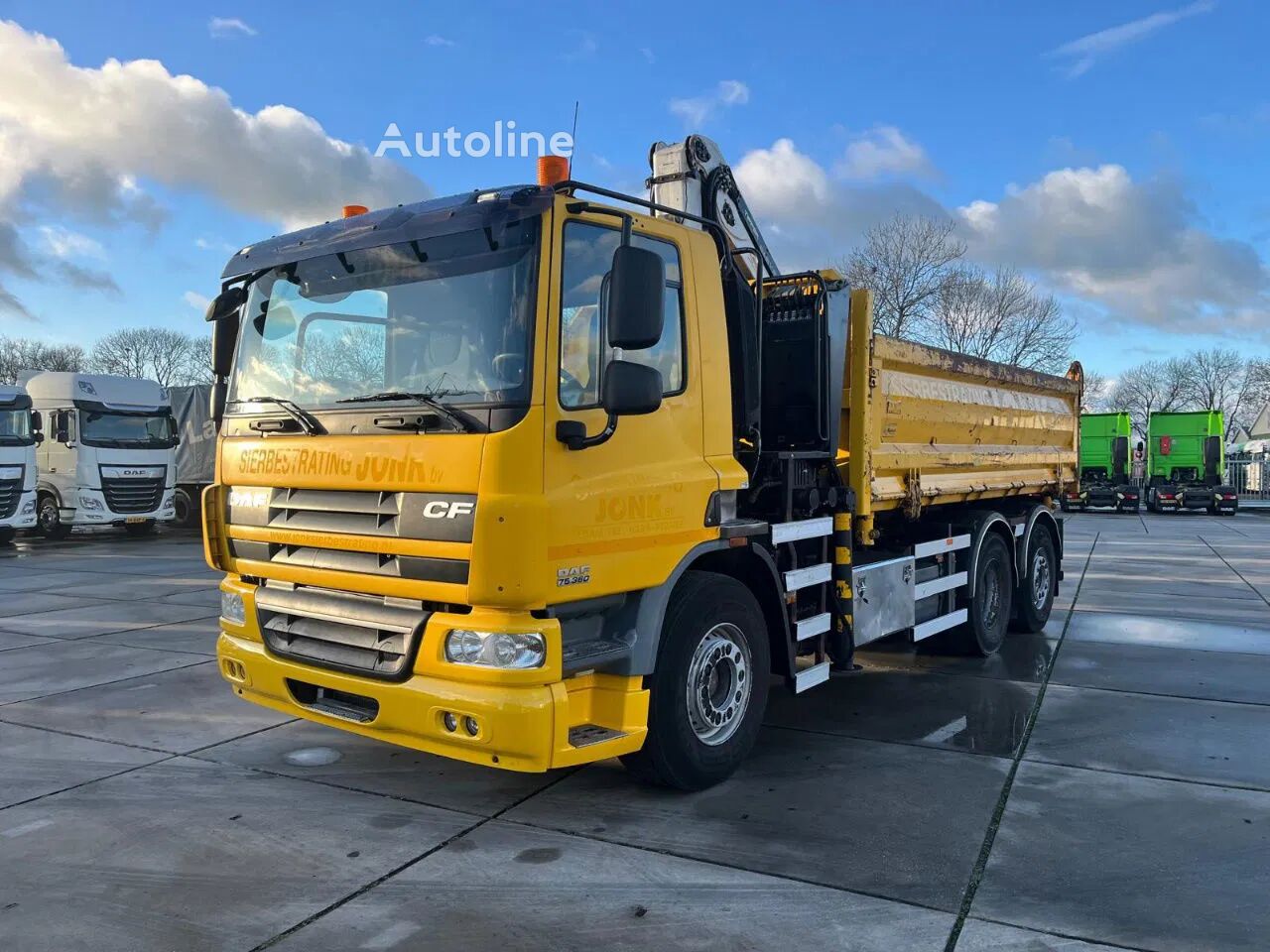 Ανατρεπόμενο φορτηγό DAF CF 75 360 FAN Kipper knijperwagen - Autoline