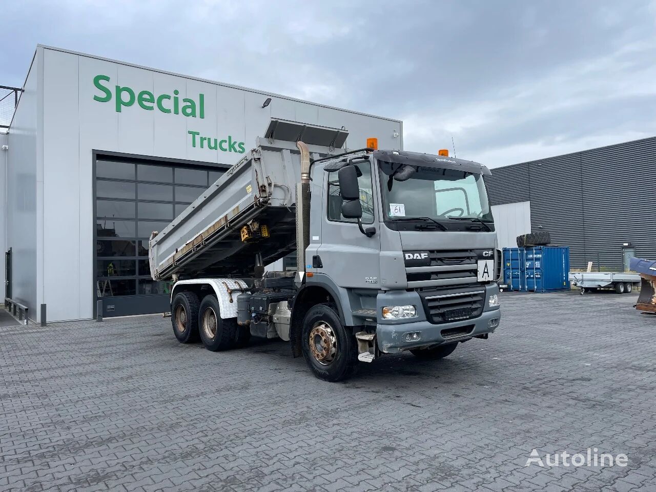 DAF CF 85.410 6x4 ATE + Meiller 3 way kipper dump truck