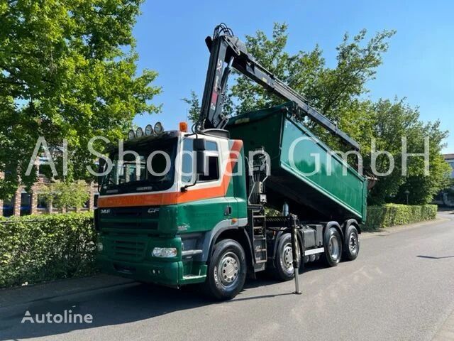 самосвал DAF CF 85.480 8X2 Kipper+Kran Hiab 144E-3 PRO