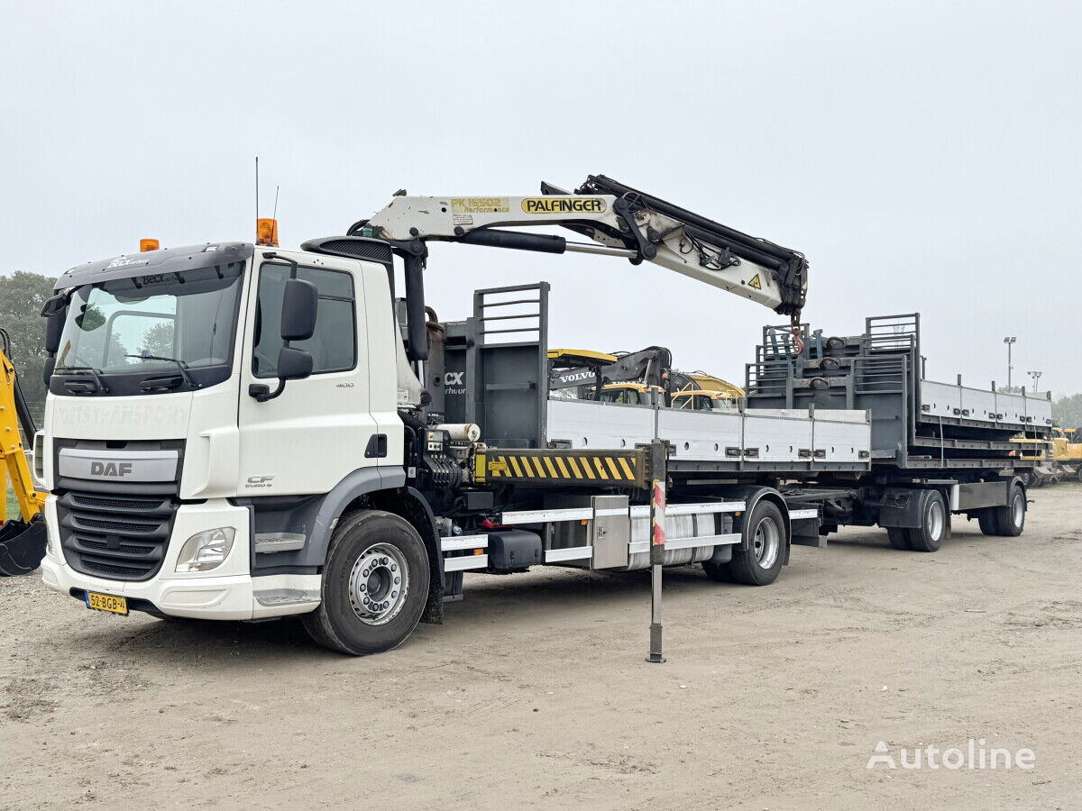 DAF CF400 Muldenkipper + Kippanhänger