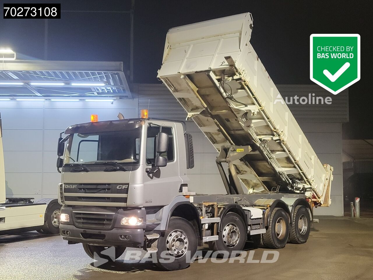 DAF CF85.410 8X4 Big-Axle Steelsuspension 2-Seiten Euro 5 dumper