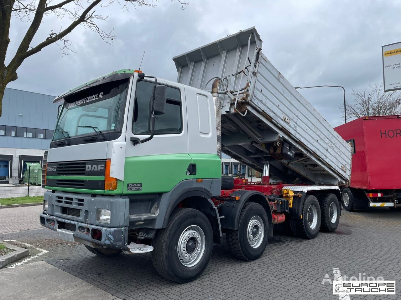 камион кипер DAF CF85.430 Full Steel - Manual - Euro 2  - Hub Reduction