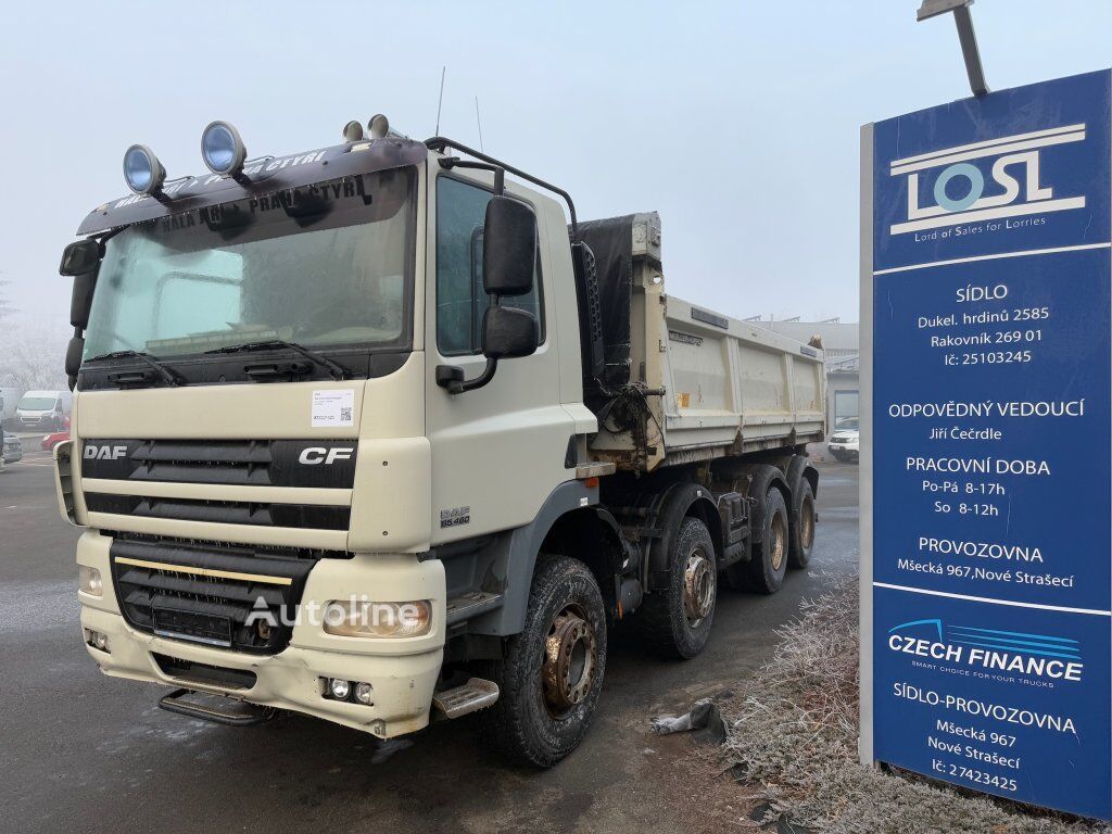 DAF CF85.460 8x4 S3 EURO 5 dump truck