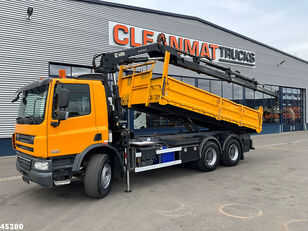 DAF FAT 75 CF 340 6x4 Manual Full steel Hiab 16 Tonmeter laadkraan kipper