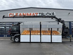 شاحنة قلابة DAF FAX CF 480 Euro 6 HMF 21 Tonmeter laadkraan