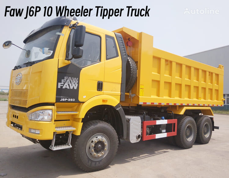 autobasculantă FAW J6P 10 Wheeler Tipper Truck for Sale in Dominican nou