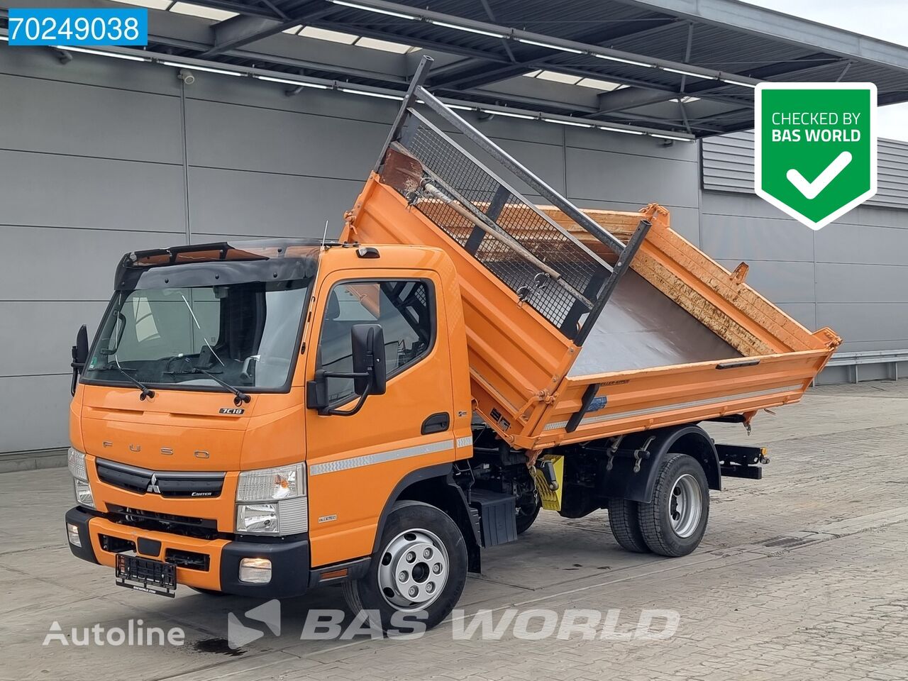 Fuso Canter 7C18 3.0L Meiller 3 zijdige Kipper 7Tonner Airco Tip dump truck