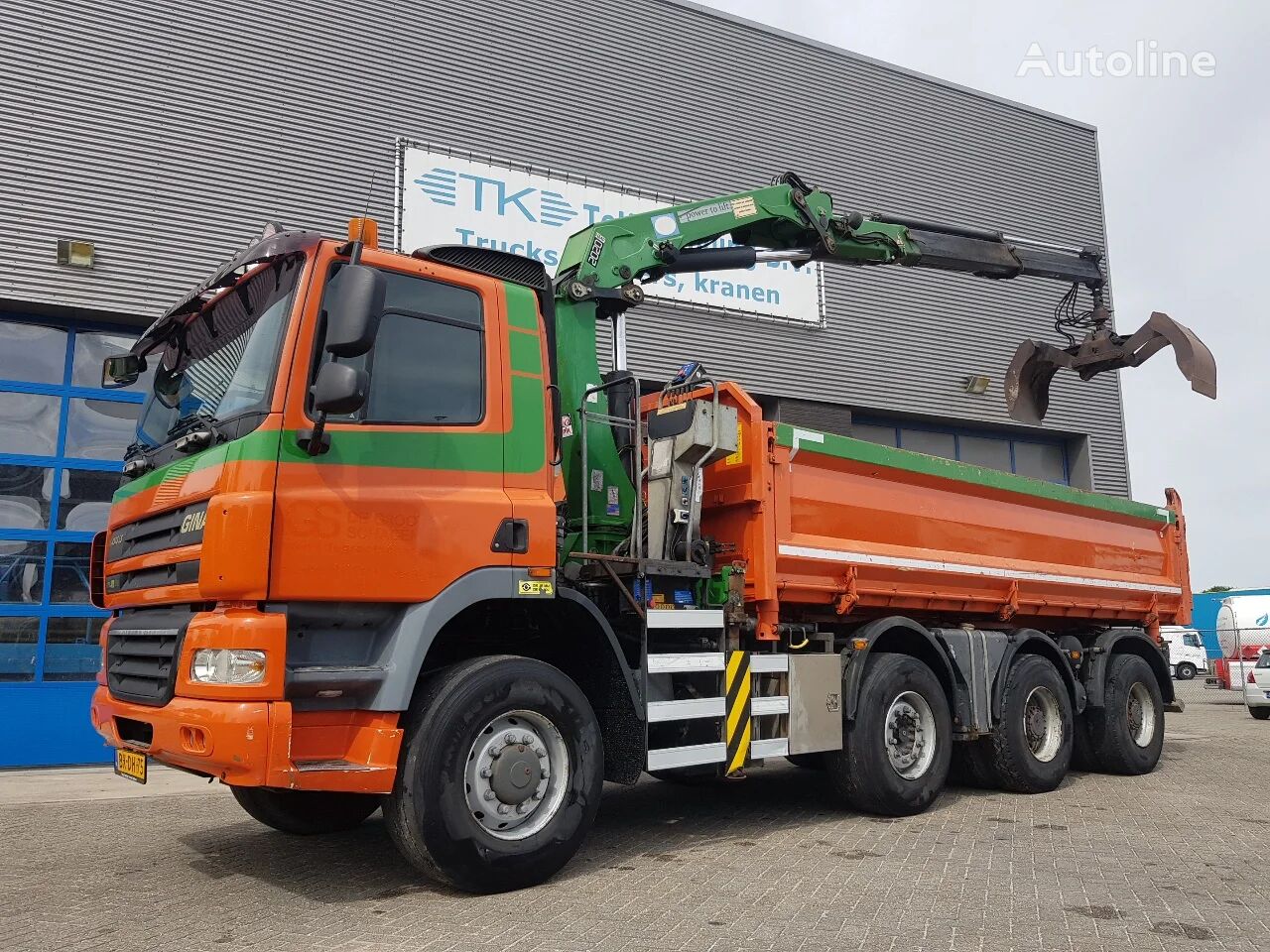 GINAF X 4343 TS 8x6 Kipper kraan HMF 2020 volquete