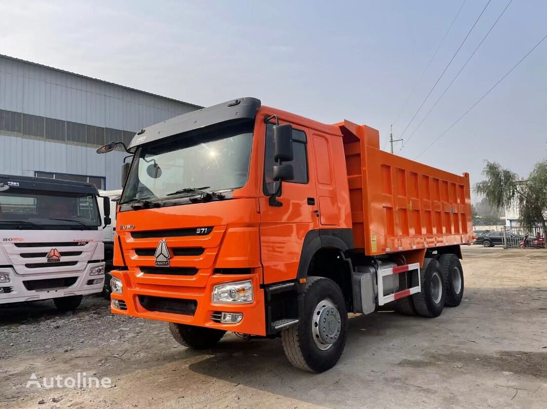 camion ribaltabile HOWO 30t 371hp used dump truck